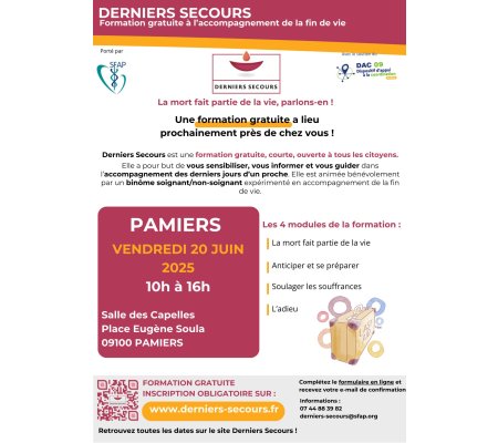 Formation gratuite "Dernier Secours" 