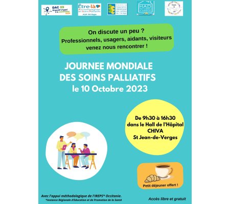 Journée mondiale des Soins Palliatifs - le 10 octobre 2023