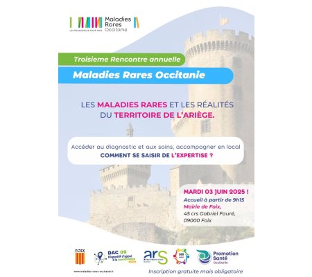 Les MALADIES RARES et les réalités du TERRITOIRE DE L'ARIÈGE 